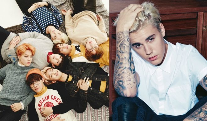 BTS ap dao Justin Bieber tai binh chon Super Bowl 2018 hinh anh