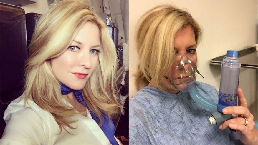 Đồng phục tiếp viên hàng không gây dị ứng ảnh 2 Dong phuc tiep vien hang khong gay di ung anh 2