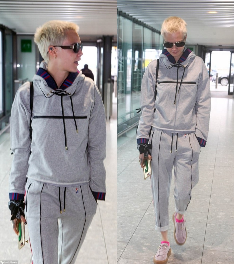 Cara Delevingne cat toc,  thien than Victoria's Secret,  xuong sac anh 2