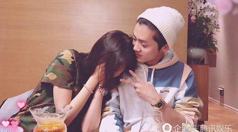 Vua cong khai hen ho, Luhan va Quan Hieu Dong da gap nhieu song gio hinh anh