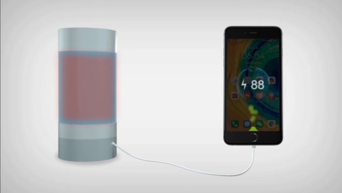 Sac dien thoai di dong bang nuoc nong hinh anh