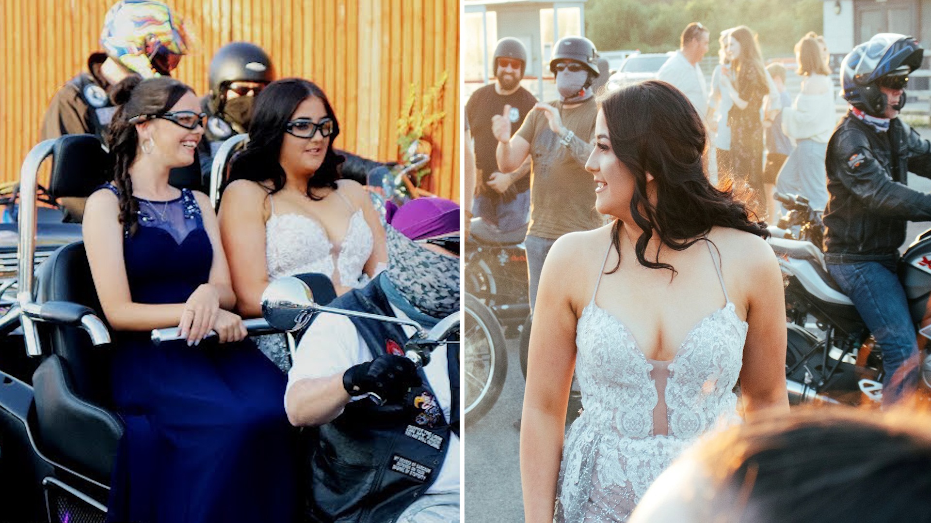 Nu sinh duoc 300 biker ho tong di du tiec sau khi bi ban hoc bat nat hinh anh