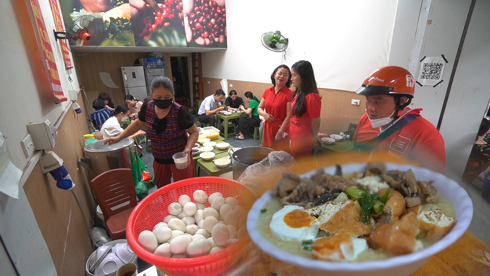 Xep hang vai tieng giua trua, cho an chao 'nha ngheo' hinh anh