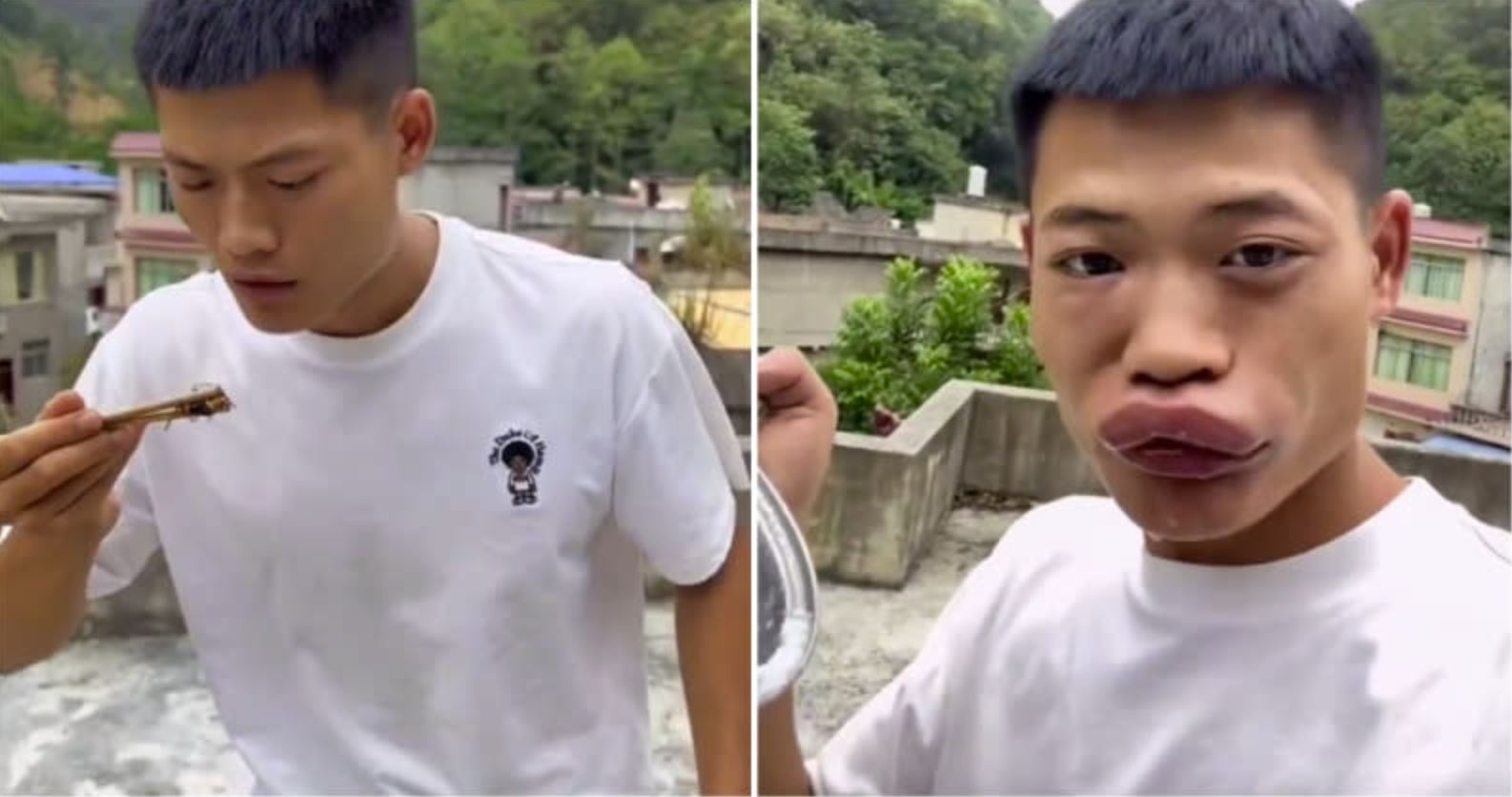 TikToker bi dong tai khoan vi dang clip an ong bap cay 'cau view' hinh anh