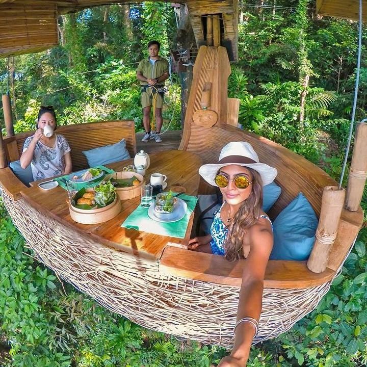 Nha hang tren cay o Thai Lan hinh anh