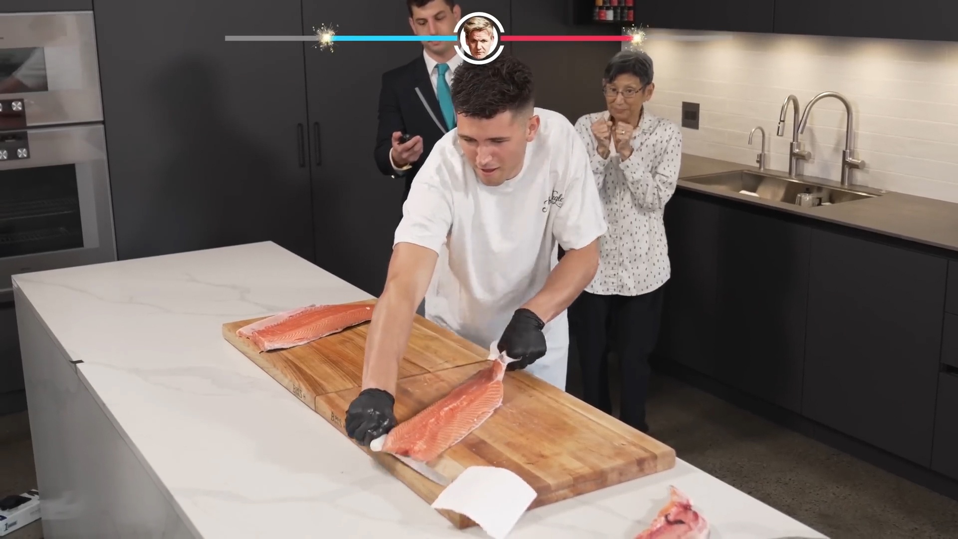 Chang trai cat ca nhanh nhat the gioi, danh bai Gordon Ramsay hinh anh