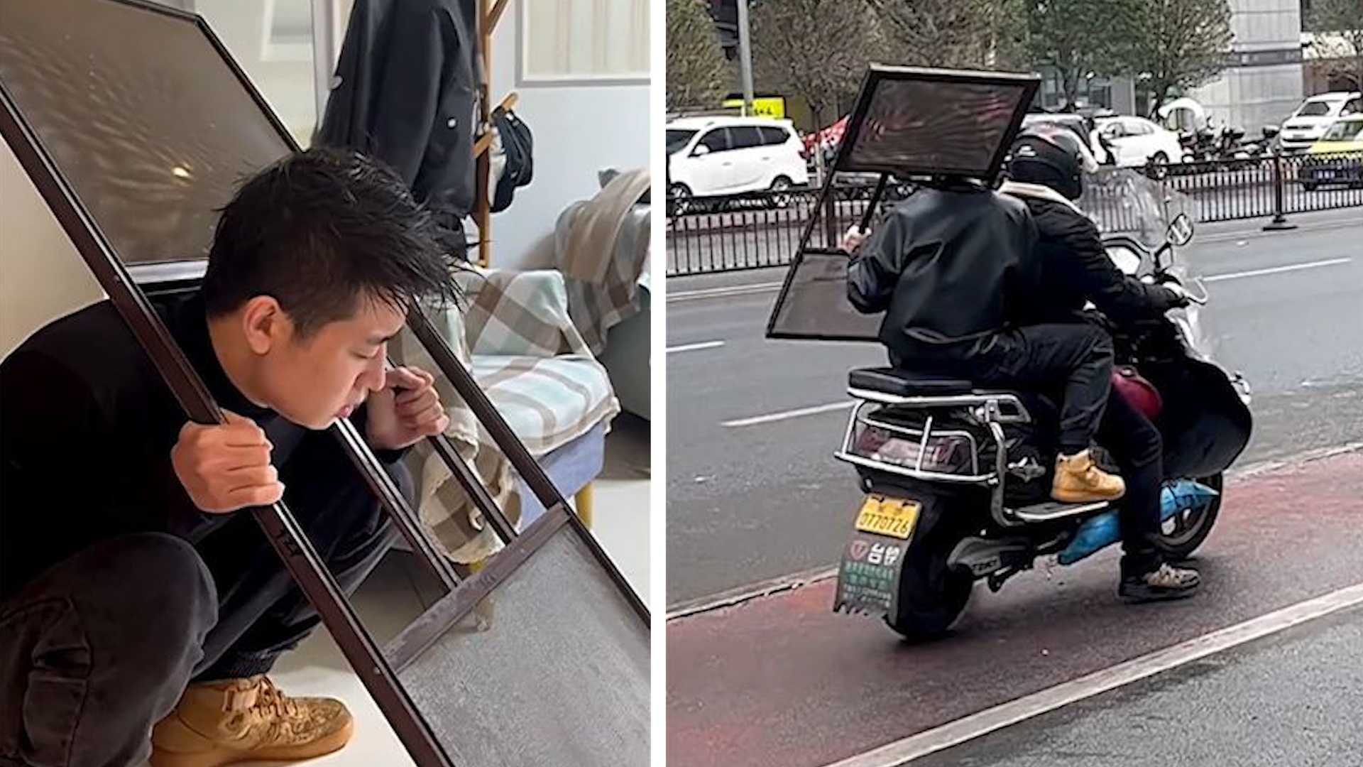 Cuu nguoi dan ong Trung Quoc bi ket vao khung cua so hinh anh