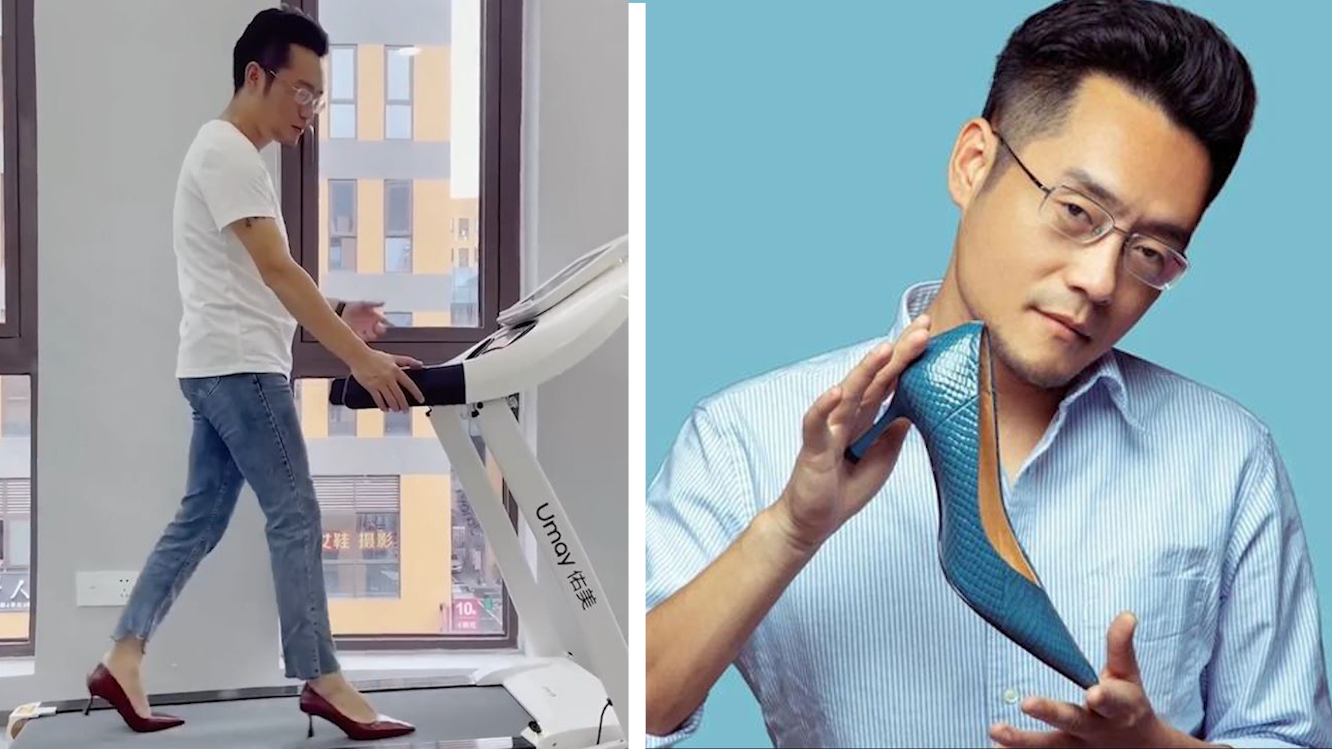 Nguoi dan ong giau len nho lam nguoi mau giay cao got hinh anh