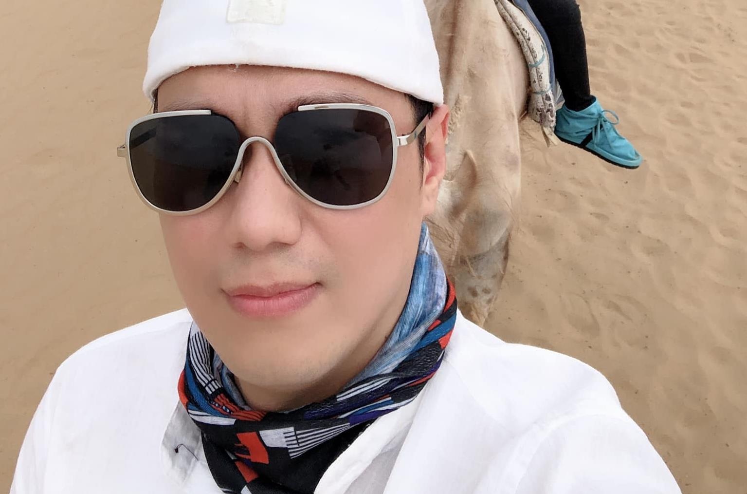 Viet Anh dang anh du lich Noi Mong sau tuyen bo ly hon hinh anh