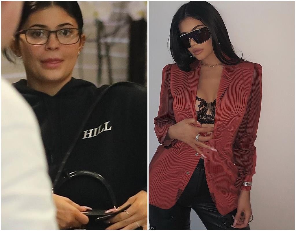 Kylie Jenner lộ ảnh mặt mộc ảnh 1 Kylie Jenner lo anh mat moc anh 1