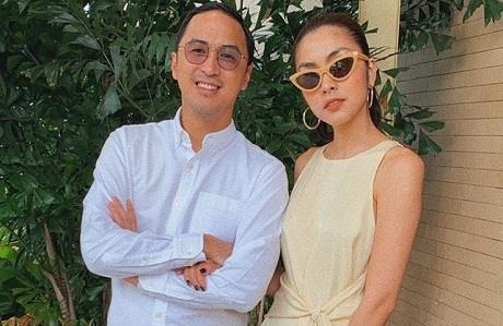 Tang Thanh Ha va chong tinh tu du tiec cuoi hinh anh