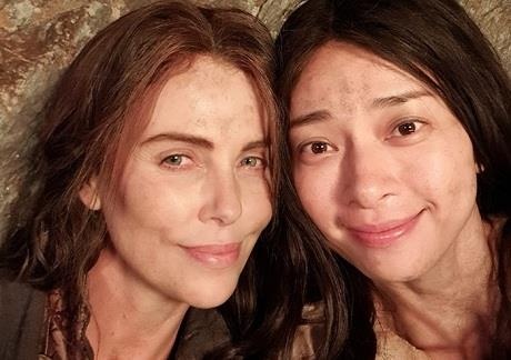 Ngo Thanh Van chup anh voi sao 'Fast & Furious' tren phim truong hinh anh