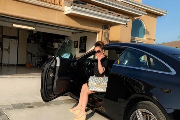 Minh Tuyet tiet lo khong gian song trong biet thu tai My hinh anh