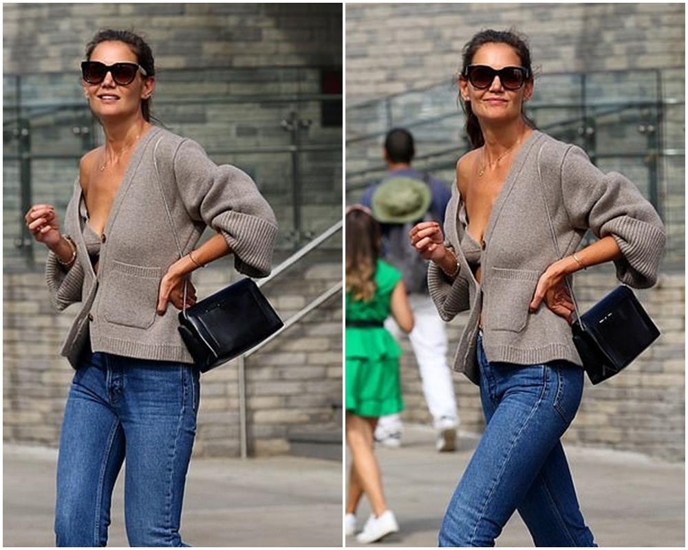 Katie Holmes mac ao tre vai,  lo noi y anh 4