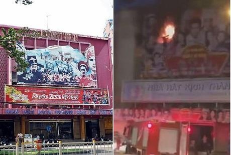 Nha hat kich TP.HCM chay luc rang sang hinh anh