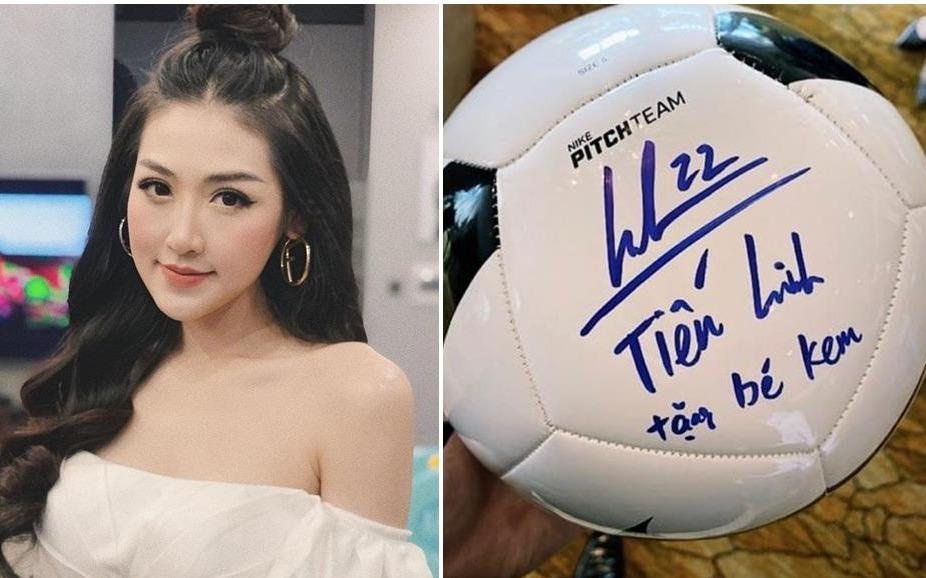 Tu Anh khoe qua bong Tien Linh tang con trai hinh anh