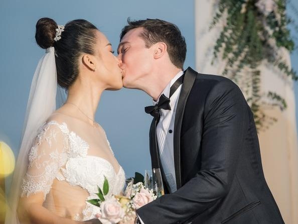 Hoang Oanh chia se sau le cuoi voi chong nguoi My hinh anh