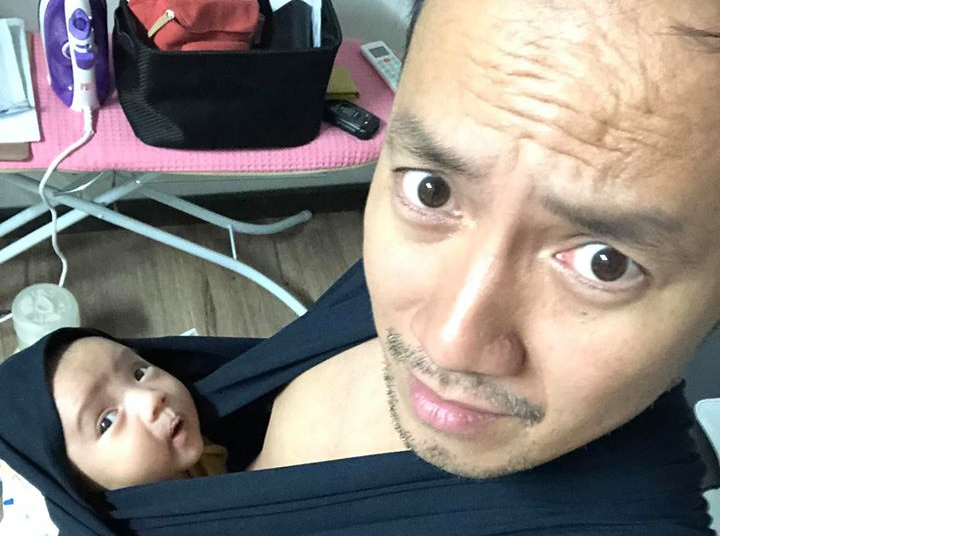 Rapper Dinh Tien Dat lan dau dang anh con trai hinh anh