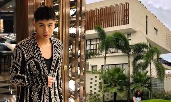 Noo Phuoc Thinh buc xuc khi bi chup hinh nha rieng luc nua dem hinh anh