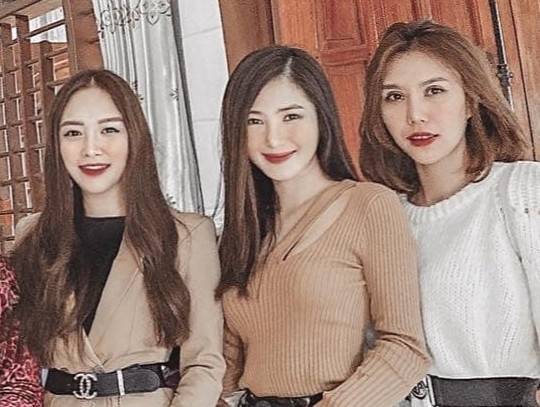 Huong Tram tu My ve Nghe An don Tet cung gia dinh hinh anh