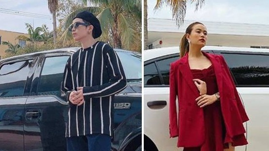 Gil Le va Hoang Thuy Linh cung du lich My? hinh anh