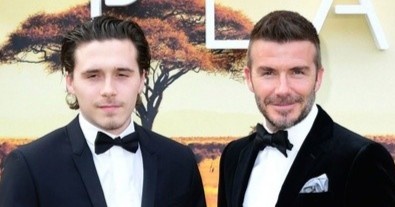 David Beckham dang anh mung sinh nhat con trai Brooklyn hinh anh