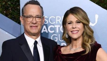 Dan sao Hollywood dong vien vo chong Tom Hanks hinh anh