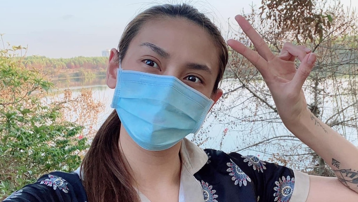 Vo Hoang Yen trong khu cach ly o Binh Duong hinh anh