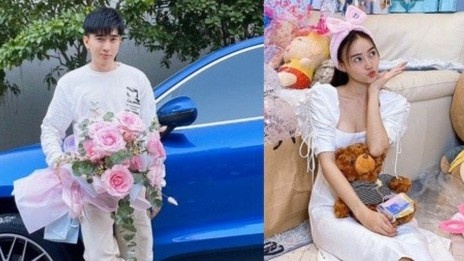 Ninh Duong Lan Ngoc va Chi Dan ben nhau trong ngay sinh nhat hinh anh