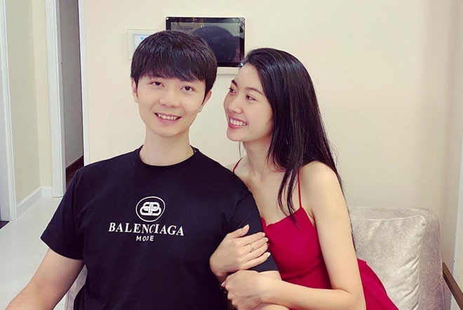 Anh cuoi cua Thuy Van va ban trai doanh nhan hinh anh