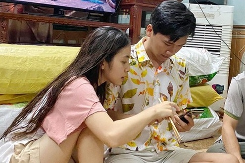 Xuan Nghi ve nha Tran Van giua nghi van hen ho hinh anh