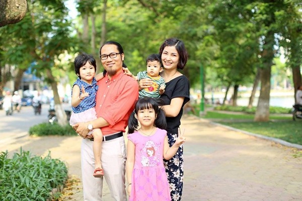 nghe si vuong rau sinh con anh 4