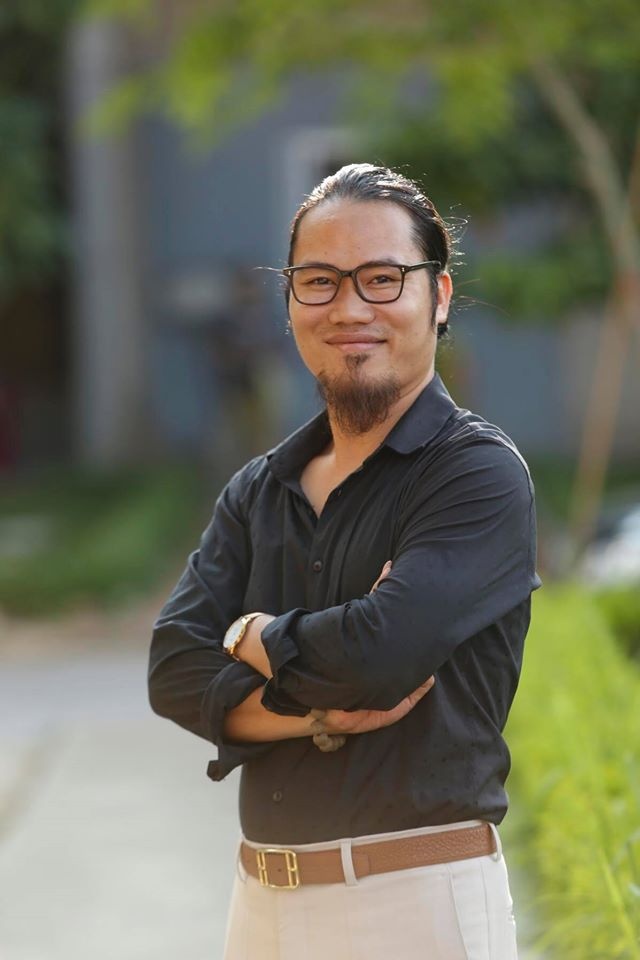 nghe si vuong rau sinh con anh 1