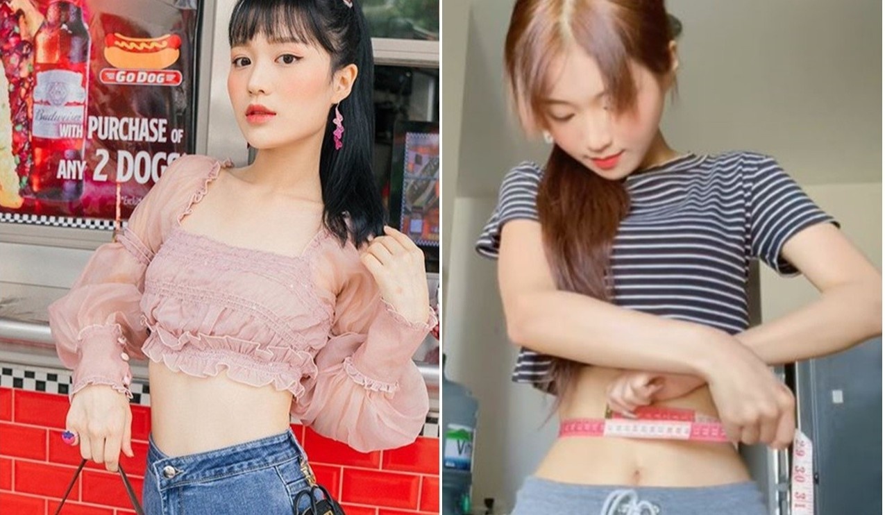 Han Sara tung clip khoe vong eo 51 cm, nho nhat showbiz hinh anh