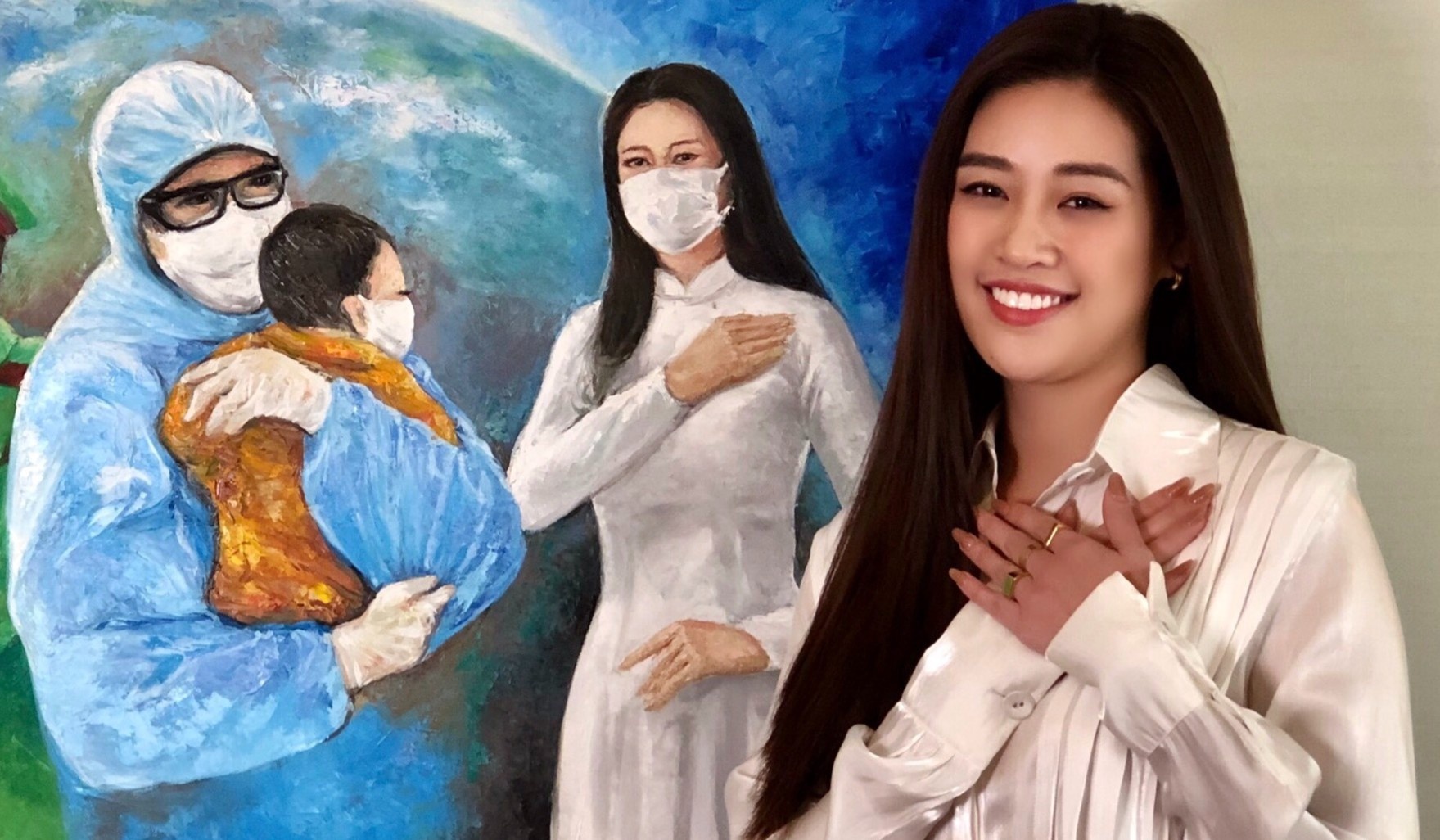 Hoa hau Khanh Van tang quy phong chong dich Covid-19 150 trieu dong hinh anh