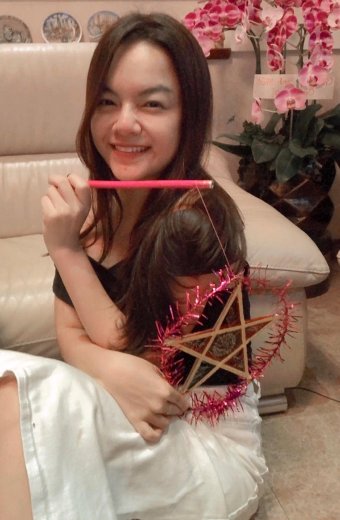 ca si pham Quynh Anh don trung thu anh 2