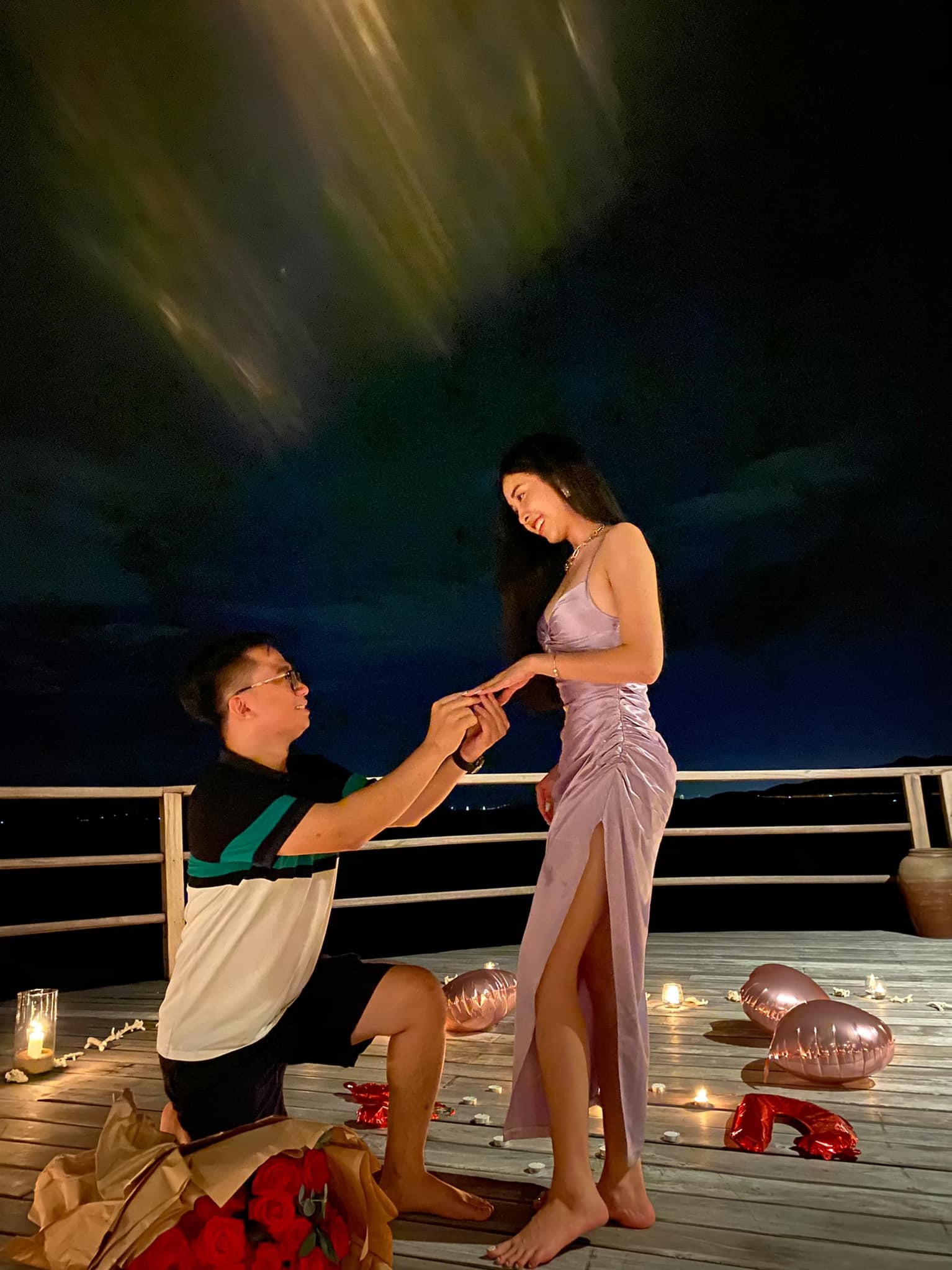 Thúy An được bạn trai cầu hôn ảnh 1 Thuy An duoc ban trai cau hon anh 1