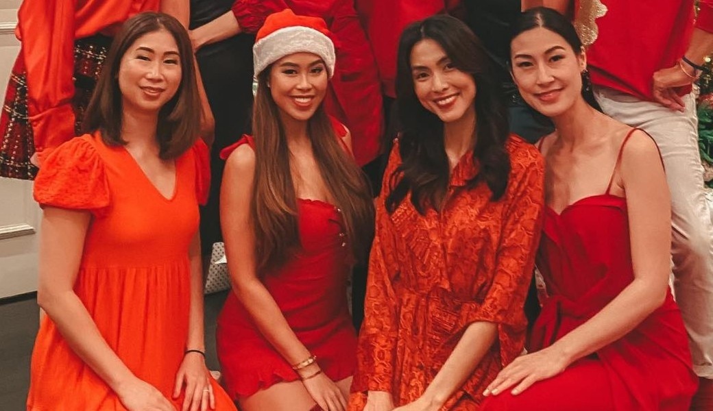 Tang Thanh Ha va loat sao Viet don Giang sinh som hinh anh