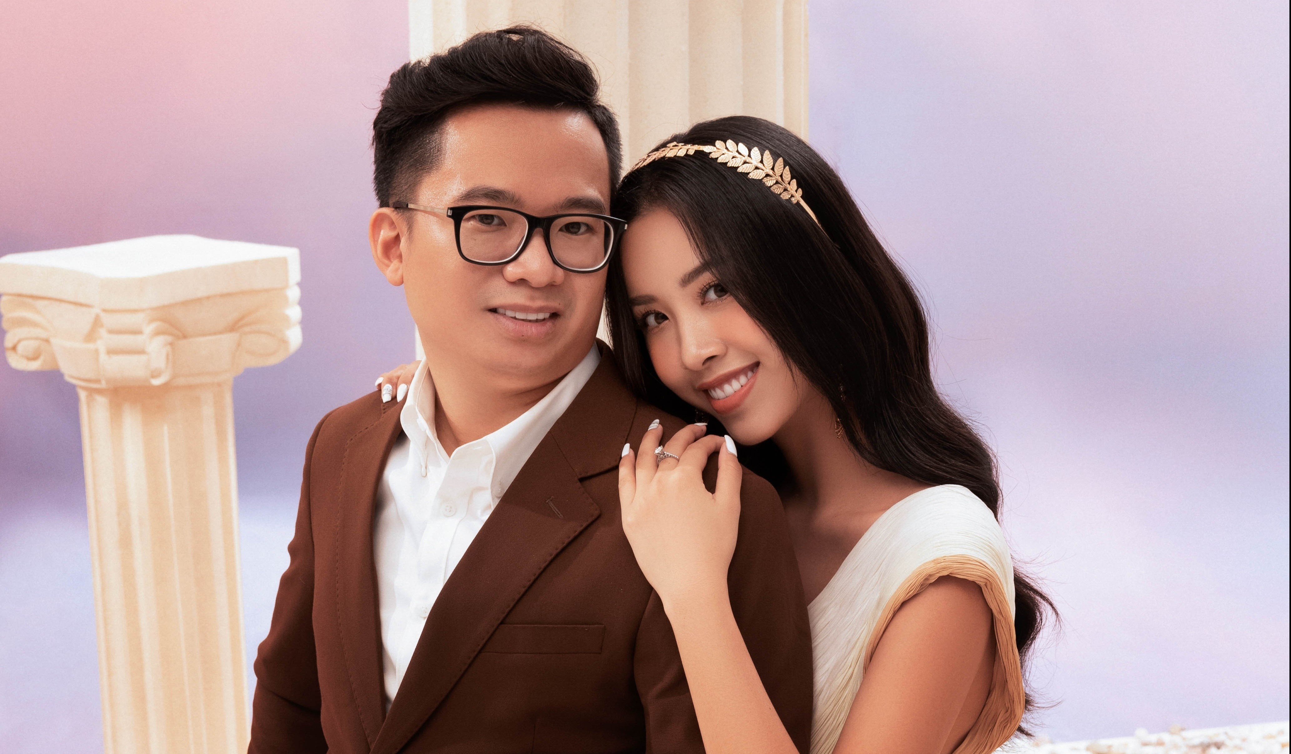 Anh cuoi cua A hau Thuy An hinh anh