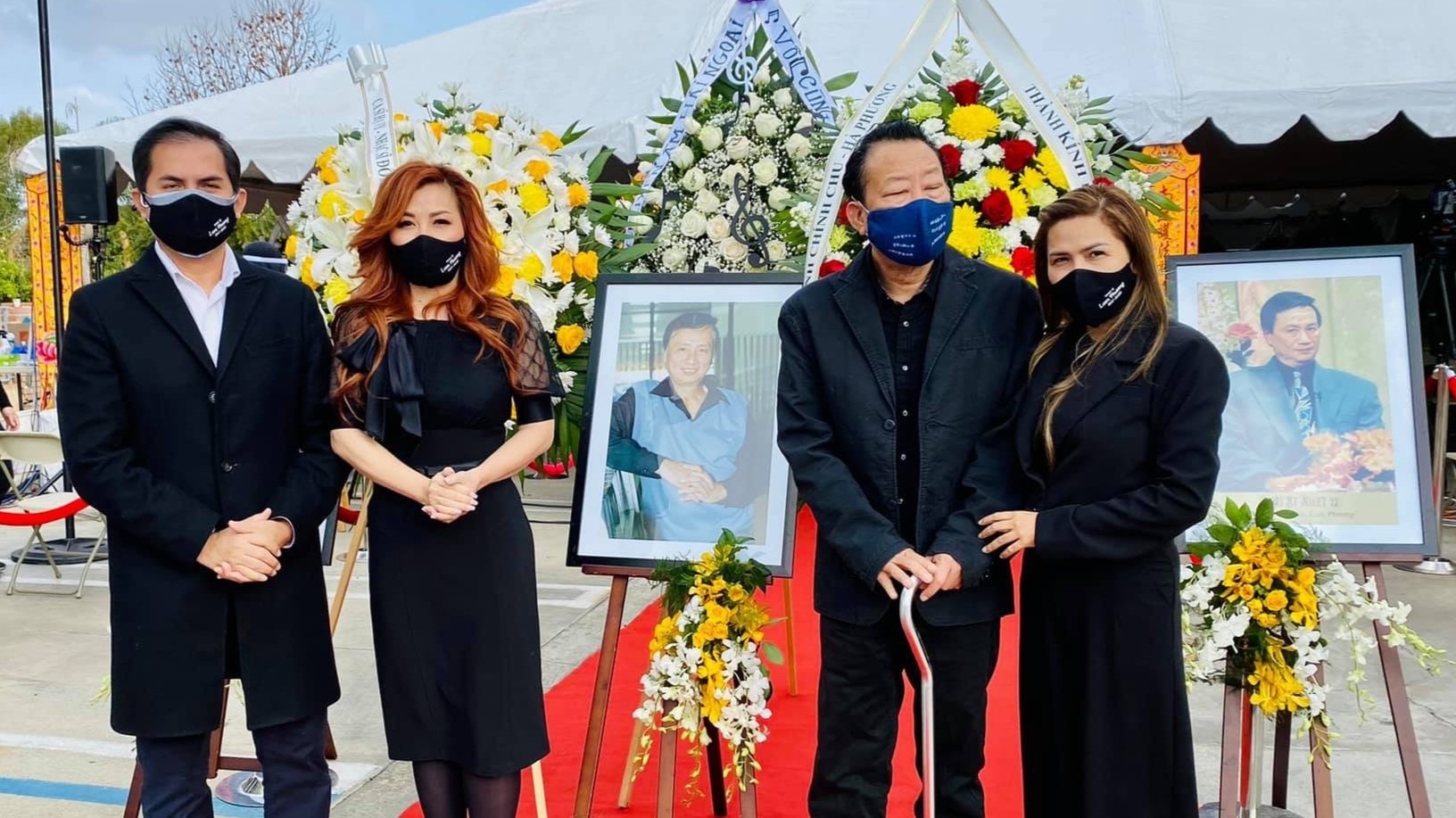 Nghe si tien biet nhac si Lam Phuong trong le tang o My hinh anh