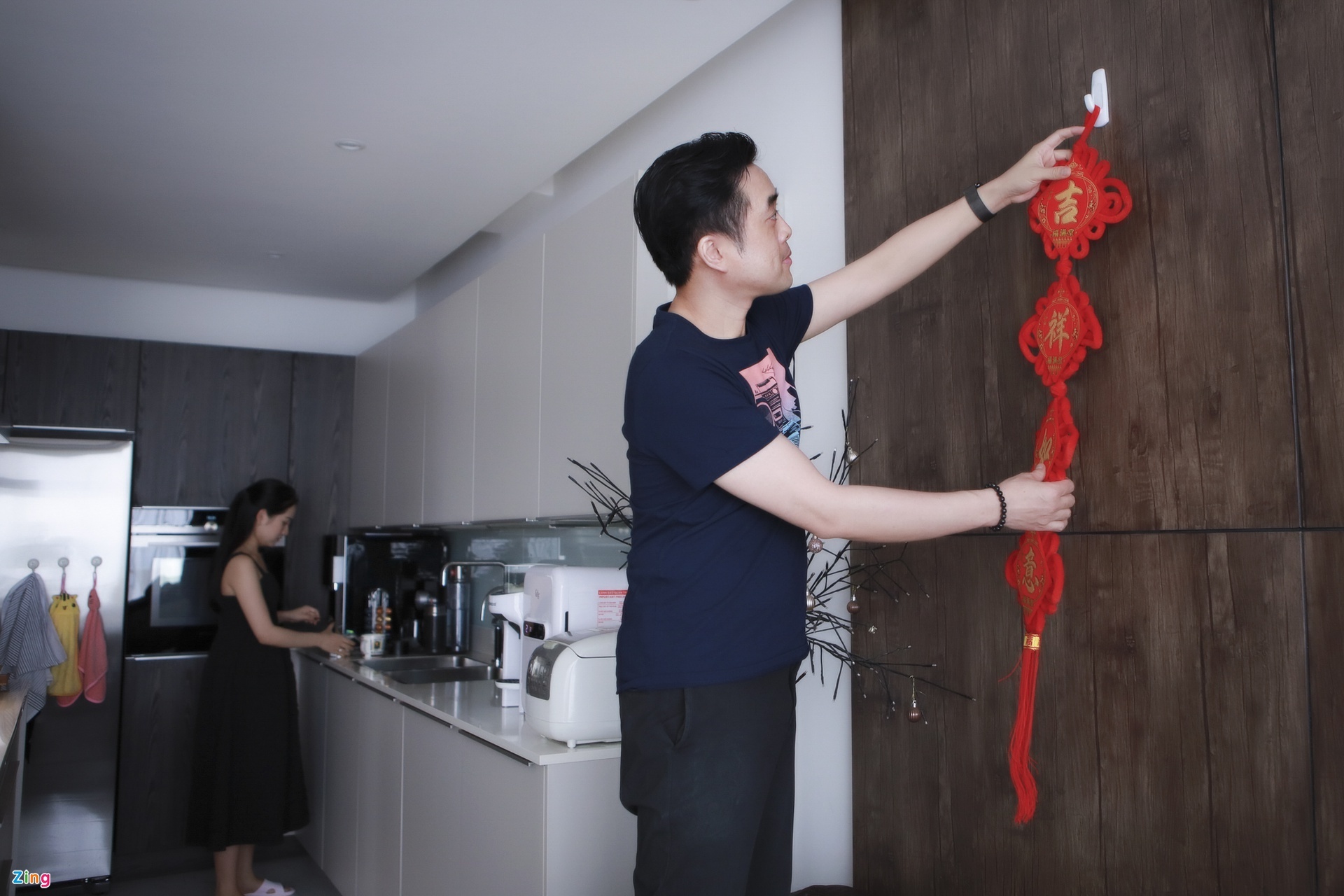 sao viet trang hoang don tet anh 1