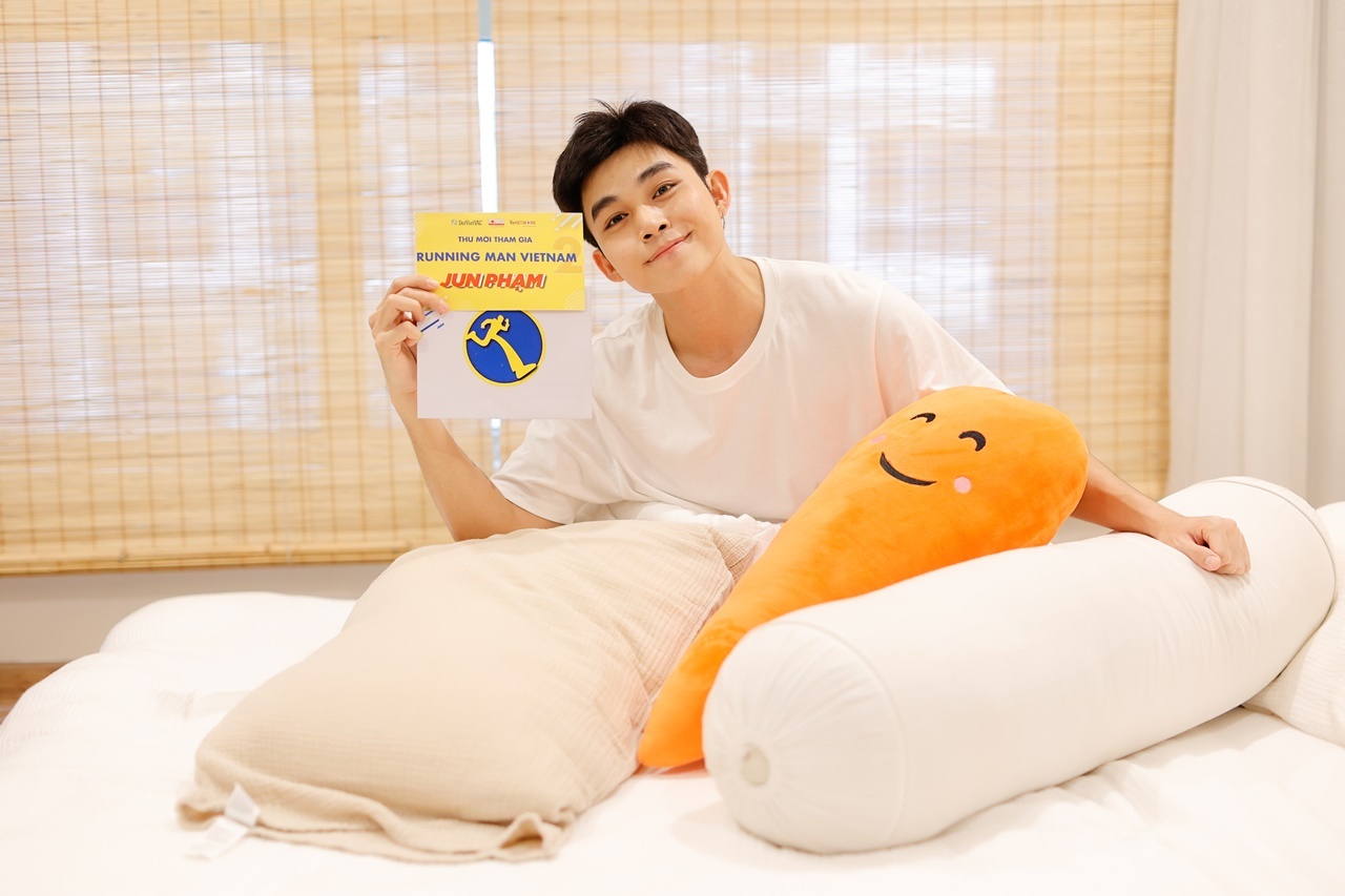 jun pham tham gia running man anh 1