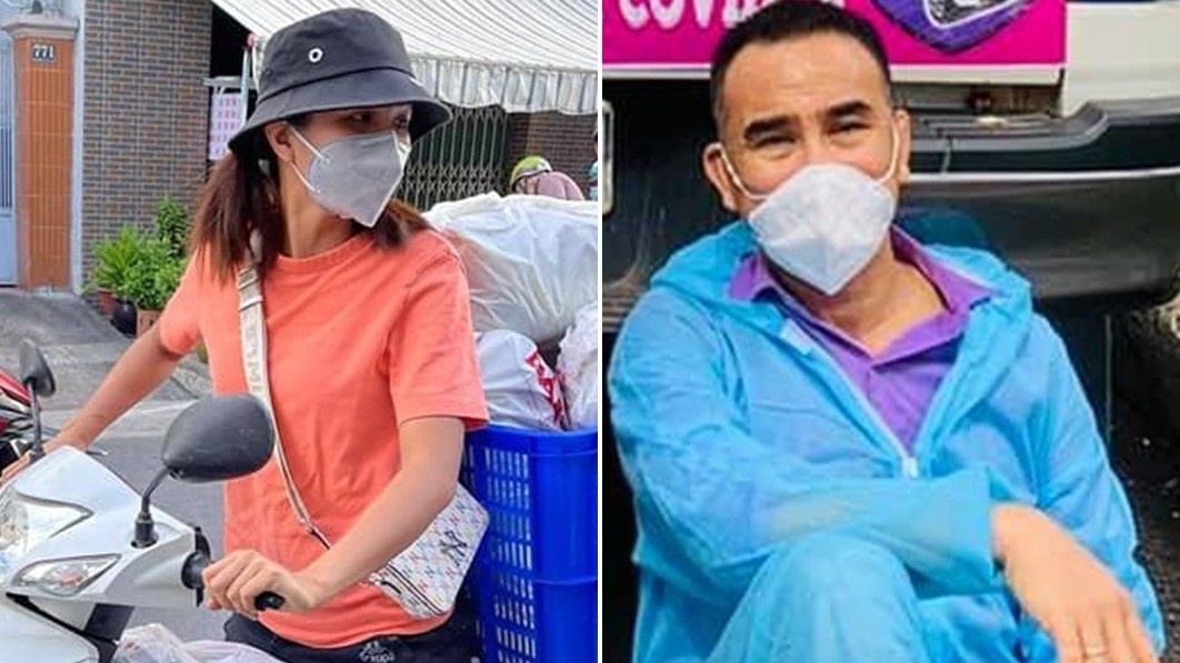 H'Hen Nie lam shipper va hinh anh xuc dong cua nghe si Viet mua dich hinh anh