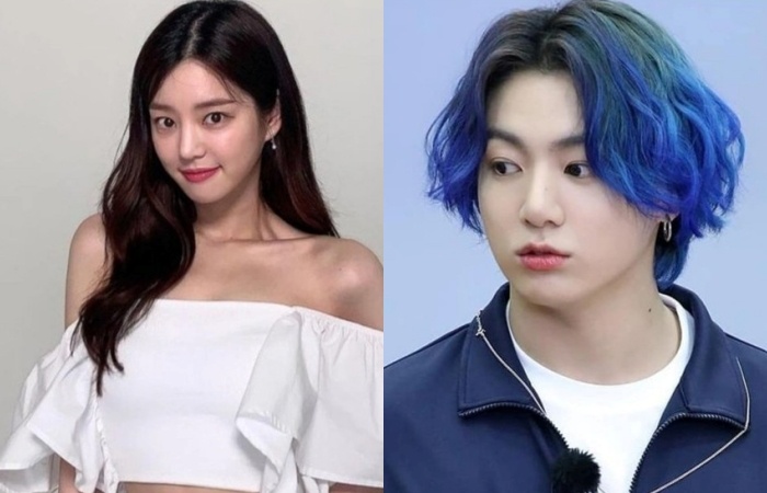 Jung Kook (BTS) len tieng ve tin hen ho Lee Yoo Bi hinh anh