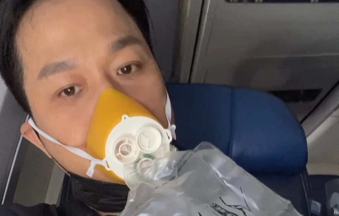 Ca si Quach Tuan Du duoc cap cuu tren may bay hinh anh