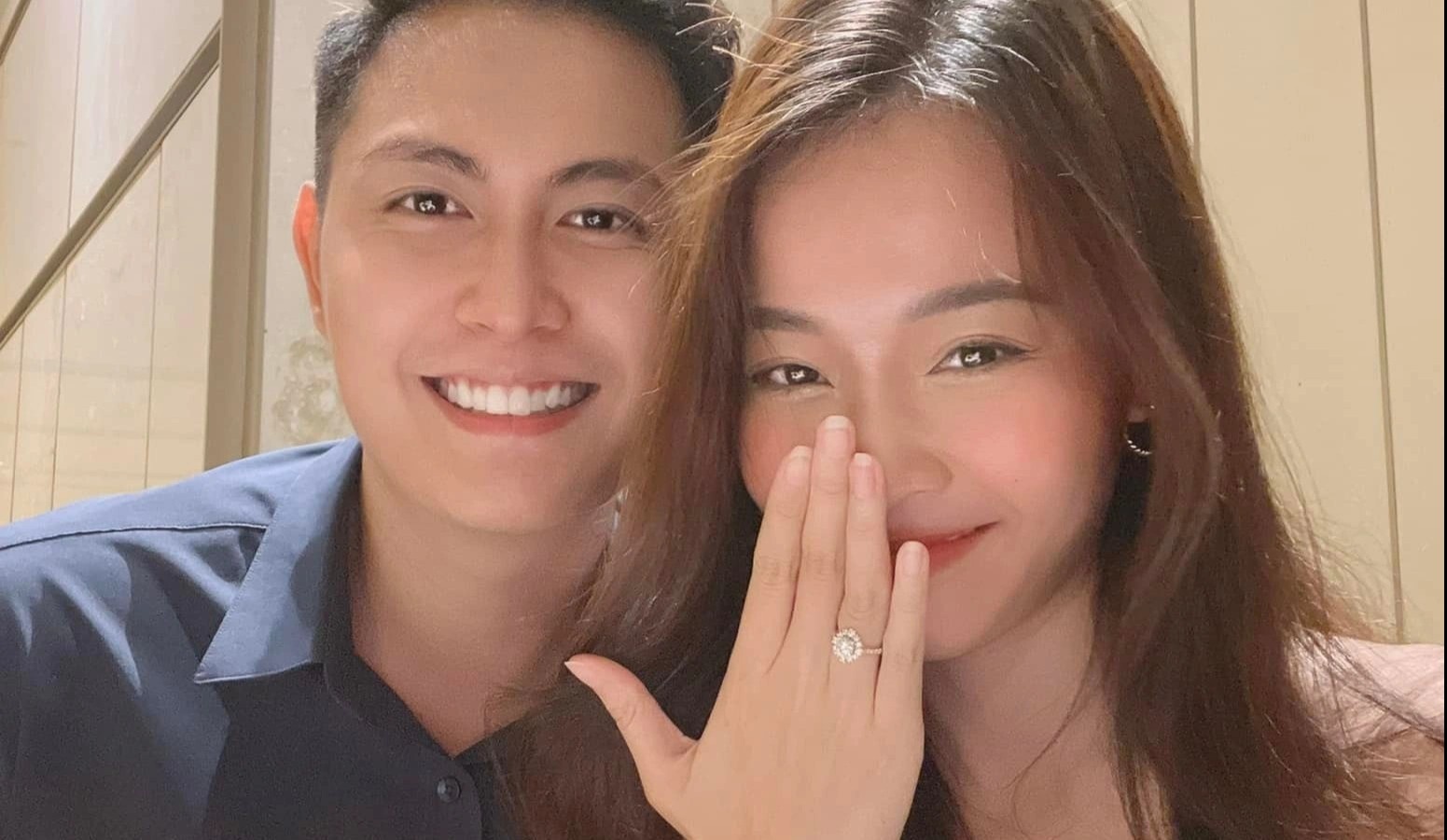 Dien vien Karen Nguyen dinh hon hinh anh