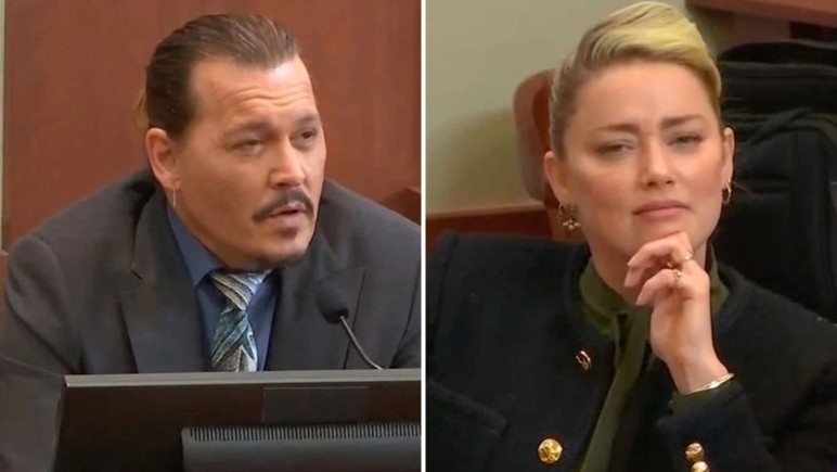 Johnny Depp: 'Amber Heard da danh toi tren tau' hinh anh