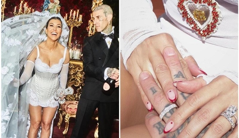 Nhan cuoi kim cuong tri gia gan 1 trieu USD cua Kourtney Kardashian hinh anh