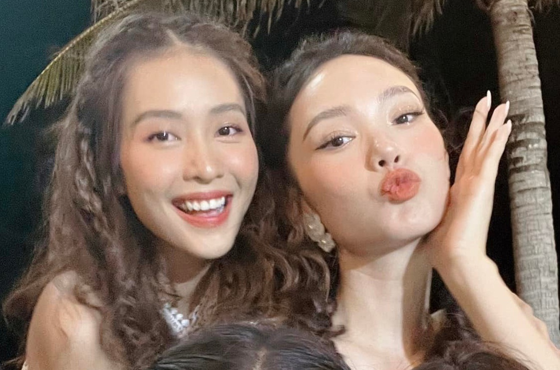 Dong Nhi, Kha Ngan co mat o Vung Tau du le cuoi Minh Hang hinh anh