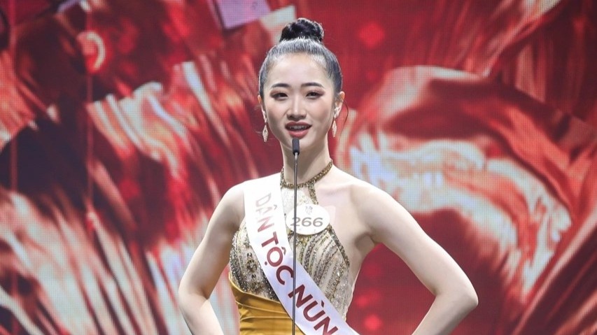 Nguoi dep Nung thi hoa hau hinh anh